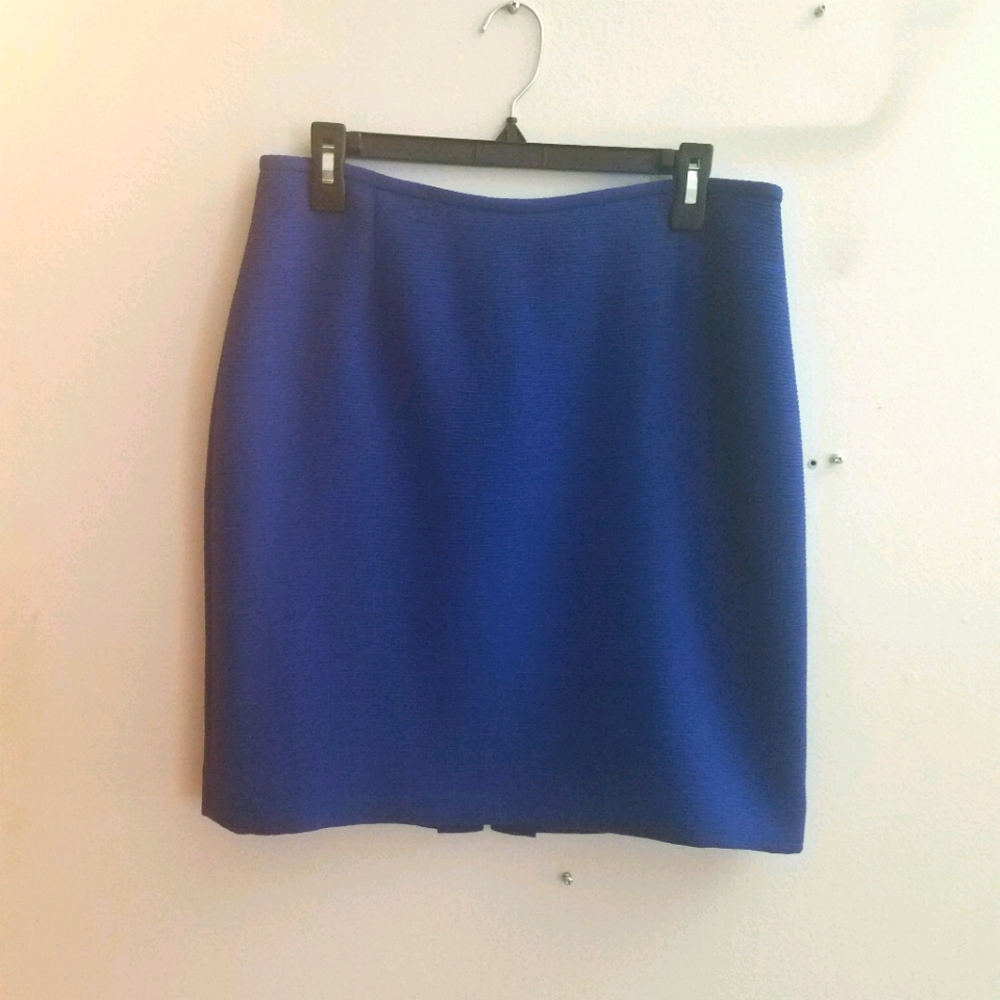 NWT Tahari Royal Blue Pencil Skirt Size 10P